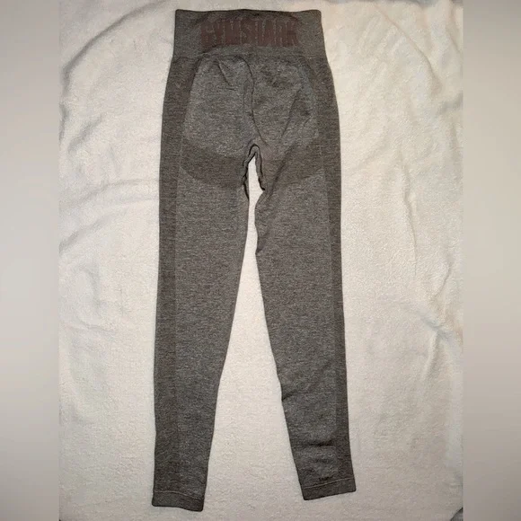 Gymshark Flex High Waisted Leggings, Grey, Size S - Picture 3 of 5